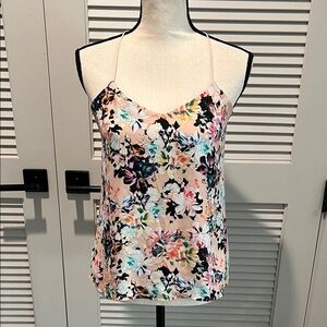 Floral Spaghetti Strap Top Reversible